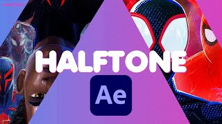 Como fazer Halftone no After Effects [upl. by Otrebron]