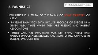 Branches of Zoogeography Presentation  EcologicalHistorical Faunistic Chorology and Biocoenotic [upl. by Attah]