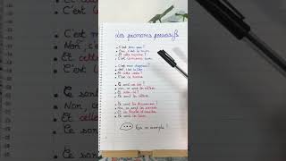 Les pronoms possessifs en français FrenchLearners [upl. by Fisa615]