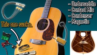 What is the BEST Acoustic Pickup  The Ultimate Shootout [upl. by Nilok484]