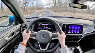 2024 Volkswagen Atlas Cross Sport SEL AWD Test Drive Review [upl. by Clarie]