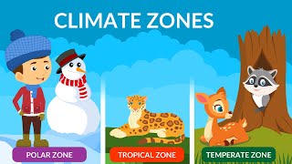 Climate Zones of the Earth  Weather and Climate  Types of Climate Zones [upl. by Raskin555]