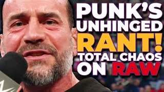 CM Punk MELTDOWN  Unhinged WWE Raw Becomes Chaos [upl. by Dnartreb]