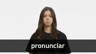 How to pronounce PRONUNCIAR in European Spanish [upl. by Kally]