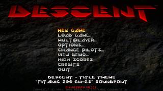 Descent 1995 OST  Titanic 200 GMGS Soundfont  Title Theme [upl. by Bruni]