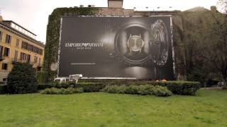 Emporio Armani SwissMade  Timelapse Via Broletto Milano [upl. by Nazarius]