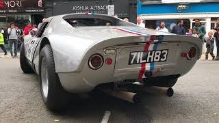 Porsche 904 Carrera GTS Startup and driving in LONDON [upl. by Damek]