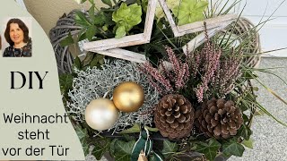 DIY Winterliche Bepflanzung weihnachtlich dekoriert [upl. by Fia]