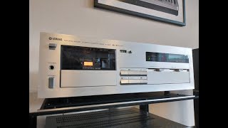 Yamaha K960 Cassette Deck Demonstration After Service [upl. by Elehcin]