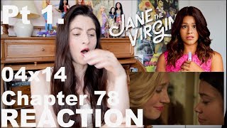 Jane the Virgin  04x14 Chapter 78 Reaction Vid Pt 1 [upl. by Breech]