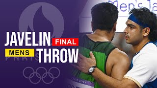 Javelin Throw Final Paris 2024 Olympics 🥇 Arshad Nadeem 🥈 Neeraj Chopra [upl. by Chloris803]