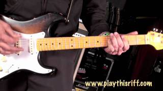 TSOL guitar lesson quotCode Bluequot PlayThisRiffcom [upl. by Eisse]