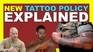 NEW USMC TATTOO POLICY EXPLAINED  2016 [upl. by Drahser]