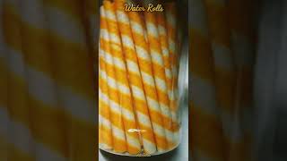 Yummy Rs1 Wafer Stick🍊Orange Flavoured Wafer rolls🍊Wafer Biscuits🍪Yellow colour wafers Rollsshorts [upl. by Giacamo815]