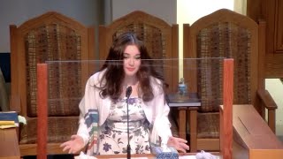 A Powerful Bat Mitzvah Speech  A MustWatch [upl. by Mraz]