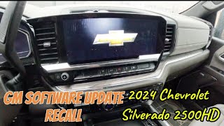 GM Software Update Recall N242435631  2024 Chevrolet Silverado 2500HD [upl. by Ingaborg]