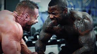 100lb Dumbbell Challenge Mike Rashid vs Marc Lobliner [upl. by Ecirtram]