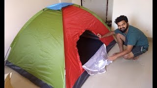 Gadgetbucket 4 Person Tent Unboxing and Review [upl. by Andros]