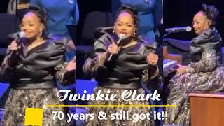 Twinkie Clark sings for her 70th birthday musical [upl. by Maddox]