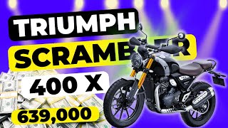 TRIUMPH SPEED 400 amp SCRAMBLER 400 X IN NEPAL  TEST RIDE  PRICE [upl. by Enajharas866]