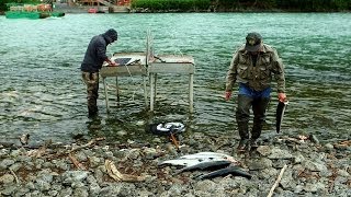 Combat fishing on Alaskas Kenai Peninsula [upl. by Aztiraj683]