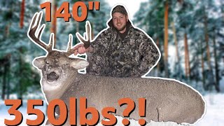 GIANT Bodied Saskatchewan WHITETAIL  November 18 2022  Whitetail Deer Hunting [upl. by Akfir58]