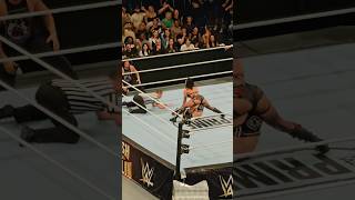 rhea ripley and damian priest vs liv morgan and dominik mysterio highlights wwebashinberlin wwe [upl. by Nnaarual]