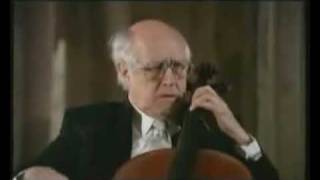 Rostropovich plays the Prelude from Bachs Cello Suite No 1 [upl. by Klinges889]