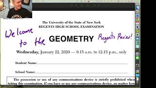 Geometry Regents Review 2023 part 1 [upl. by Harwell]