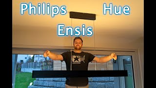 Philips Hue Ensis  Smart Home Pendelleuchte RGB Beleuchtung  Unboxing amp Montage [upl. by Greerson360]