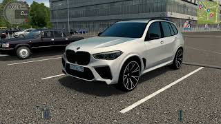 BMW X5M Competition F95  City Car Driving [upl. by Alaik]