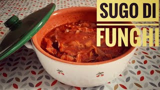 SUGO di FUNGHI  ricetta facile con FUNGHI SECCHI  EASY MUSHROOM RECIPE  грибной соус [upl. by Olcott]