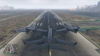 Flying Trios  Grand Theft Auto V Online [upl. by Ecienal]