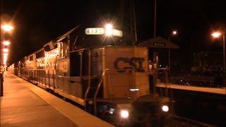 Full HD 60FPS Conrail Shared Assets SA38 in Red Bank with CSX 4423 and CSX 2810 12816 [upl. by Anemolif]