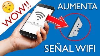 AUMENTAR señal WIFI Gratis para cualquier Teléfono AndroidampIOS  2 Métodos Efectivos 2021 [upl. by Fulton]