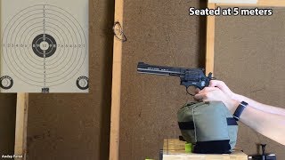 Umarex Smith amp Wesson 586 CO2 Pellet Revolver Shooting [upl. by Nebra651]