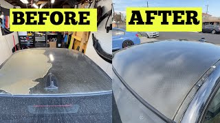 Fixing Carbon Fiber Roof On My BMW E92 M3 [upl. by Sukramaj]