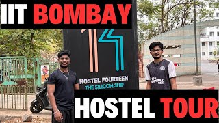 IIT Bombay Hostel Full Tour🔥 All Details H14  Gaming TV Music Room  Terrace View  Must Watch [upl. by Ennayar530]