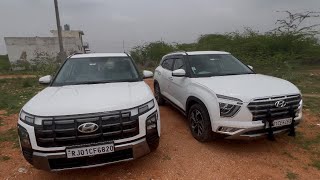 CRETA 2024 VS CRETA 2023 Build quality Test Who’s 5⭐️ Car [upl. by Nylia265]