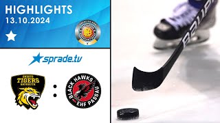 13102024  Highlights  onesto Tigers Bayreuth vs EHF Passau Black Hawks [upl. by Scarlett732]