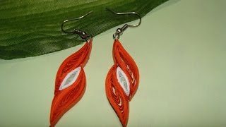 Quilling earrings new design [upl. by Fullerton681]