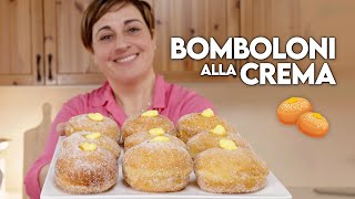 BOMBOLONI ALLA CREMA Ricetta Facile  Fatto in Casa da Benedetta [upl. by Guillemette]