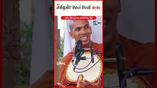 මිනිසුන්ට වගේ වගක් නෑ  Kirulapana Dhammavijaya Thero [upl. by Namra]