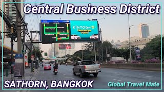 Bangkok Sathorn Original Central Business District 🇹🇭 Thailand [upl. by Ardeid11]