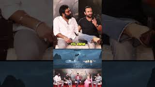 Jr NTR Saif Ali Khan amp Sandeep Reddy Vangas Fun Talk  NTR  DEVARA [upl. by Ahsenod]