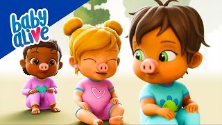 Baby Alive Official 🐽 Lets Play Dress Up Three Little Piggies 🌈 Kids Videos 💕 [upl. by Flodur]