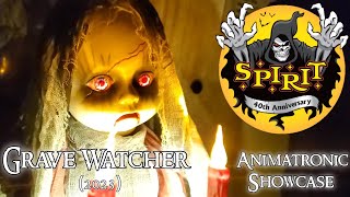 Grave Watcher 2023 Version Animatronic Showcase  Spirit Halloween [upl. by Silbahc]