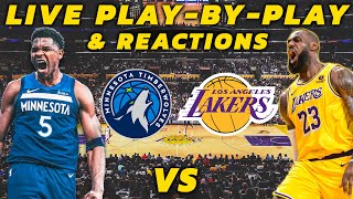 Minnesota Timberwolves vs Los Angeles Lakers  Live PlayByPlay amp Reactions [upl. by Yseulta]