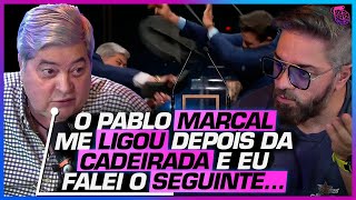 DATENA REVELA ao vivo os BASTIDORES da CADEIRADA em PABLO MARÇAL [upl. by Enajharas613]