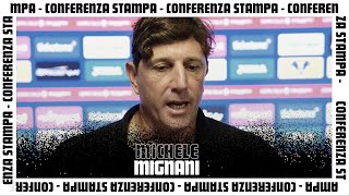 VERONA  CESENA 12 Intervista post partita  Mister Mignani [upl. by Emilia]